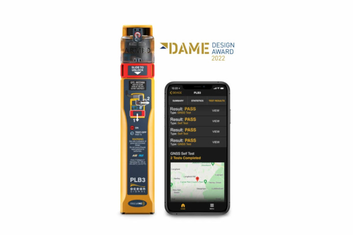 Ocean Signal PLB3 AIS Dame Design Awards 2022