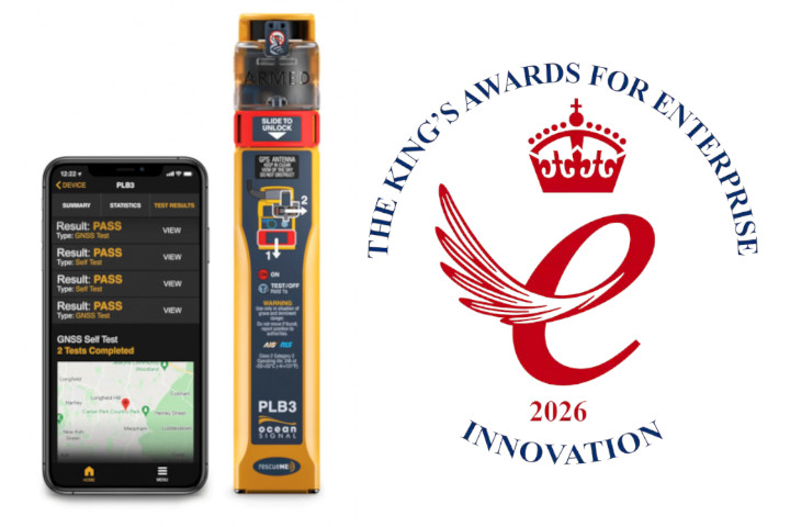 Ocean Signal PLB3 King’s Award for Enterprise Ocean Signal PLB3 King’s Award for Enterprise